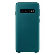 Etui i futerały do telefonów - Samsung Galaxy Note20 Leather Cover EF-VN980LG zielony przedsprzedaż EF-VN980LGEGEU - miniaturka - grafika 1