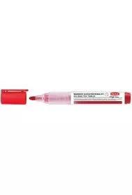 Marker suchościeralny LongLine czerwony (10szt) - Flamastry - miniaturka - grafika 1