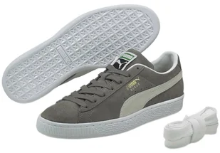 Buty trampki sportowe Puma Suede Classic XXI 38 Szare Zamszowe Sneakersy - Sneakersy damskie - miniaturka - grafika 1