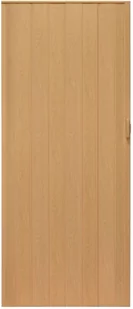 Drzwi harmonijkowe 004-02-80 jasny dąb 80 cm - Drzwi wewnętrzne - miniaturka - grafika 1