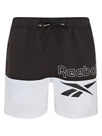 Kąpielówki męskie - Reebok Szorty kąpielowe "Rory" w kolorze czarno-białym - miniaturka - grafika 1