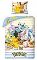 Pościel dla dzieci - Pościel Młodzieżowa 160x200 Pokemon Pikachu Pokemony - miniaturka - grafika 1