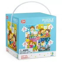 Dodo Puzzle 4w1 Mój Dzień 300130 3+ - Puzzle - miniaturka - grafika 1