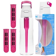 Butelki filtrujące - Butelka Dafi Solid 0,7L Flamingowa + 3 Filtry - miniaturka - grafika 1