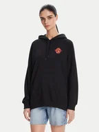 Bluzy damskie - Volcom Bluza Truly Stoked B4112501 Czarny Oversize - miniaturka - grafika 1