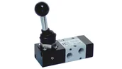 Akcesoria pneumatyczne - Pneumatyczny zawór ręczny z dźwignią NC 3/2, G1/8, 321 ML90 - miniaturka - grafika 1