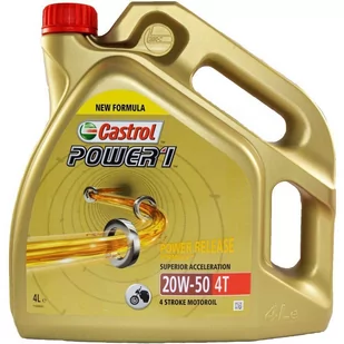 Castrol POWER 1 4T 20W-50 4L - Oleje silnikowe - miniaturka - grafika 1