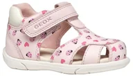 Buty dla dziewczynek - Geox B sandały Zapito Girl, dziewczynki 0-24, Różowa biel, 22 EU - miniaturka - grafika 1