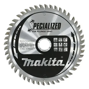 Makita Piła Spiekowa Do Drewna Specjalized 165*20Mm 48Z M B-33015 1110003708458 - Tarcze do pił - miniaturka - grafika 1