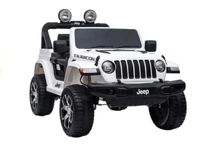 Auto na Akumulator Jeep Rubicon 4x4 Biały - Pojazdy elektryczne dla dzieci - miniaturka - grafika 1