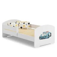 Łóżka dla dzieci i młodzieży - Łóżko dziecięce LUK z barierką 140x70 Policja - miniaturka - grafika 1