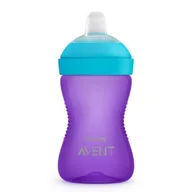 Kubki dla dzieci - Philips Kubek z miękkim ustnikiem 300ml Fioletowy - miniaturka - grafika 1