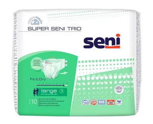 Seni Pieluchomajtki Super Trio (3) Large 10szt. - Pieluchy dla dorosłych - miniaturka - grafika 1