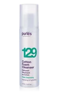 Pianki do mycia twarzy - Purles 129 Cotton Foam Cleanser Pianka Myjąca z Wyciągiem z Bawełny 125ml - miniaturka - grafika 1