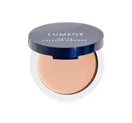 Pudry do twarzy - Lumene Matujący puder prasowany nr 3 Fresh Apricot - miniaturka - grafika 1