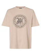 Koszulki i topy damskie - JOOP! T-shirt damski Kobiety Bawełna beżowy jednolity, 36 - miniaturka - grafika 1