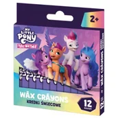 Kredki, ołówki, pastele i pisaki - Astra Kredki świecowe okrągłe My Little Pony 8/90 mm 12 kolorów 12 szt. - miniaturka - grafika 1
