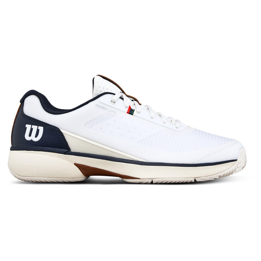 Męskie buty tenisowe Wilson Rush LITE 5 Clay White/Navy Blazer EUR 44 2/3