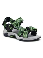 Buty dla dziewczynek - CMP Sandały Kids Hamal Hiking Sandal 38Q9954 Zielony - miniaturka - grafika 1