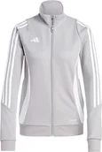 Bluzy damskie - Adidas Bluza damska adidas Tiro 24 Training szara IR9500 XL - miniaturka - grafika 1