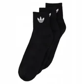 Skarpetki męskie - Adidas Czarne Męskie Skarpetki za kostkę Sportowe do spodenek 40-42 r.M - miniaturka - grafika 1