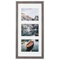 Ramki na zdjęcia - Ramka HAMA Galeria Sierra 25x55 Szary - miniaturka - grafika 1