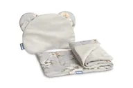 Akcesoria do wózków - KOMPLET DO WÓZKA VELVET LILIA SZARY - miniaturka - grafika 1