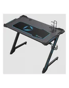 Biurka gamingowe - Onex Rgb Gaming Desk W/Cup Holder, Headset Hook, Gamepad 114CmW Gd1200Z Black Onexgd1200Zrgb - miniaturka - grafika 1