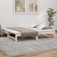 Łóżka - Lumarko Łóżko rozsuwane, 2x(75x190) cm, lite drewno sosnowe - miniaturka - grafika 1