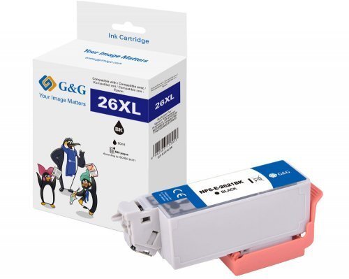 Tusz G&G XL-Patrone kompatybilny z Epsonem 26XL/T2621/C13T26214012 14657