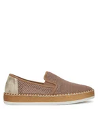 Półbuty damskie - Rieker Półbuty L7873-31 Beżowy - miniaturka - grafika 1