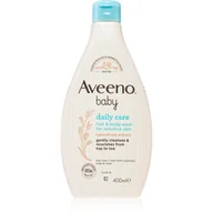 Kosmetyki kąpielowe dla dzieci - Aveeno Baby Hair&Body Wash szampon dla dzieci włosów i ciała 400 ml - miniaturka - grafika 1