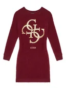 Sukienki i spódniczki dla dziewczynek - Guess Sukienka dzianinowa J5BK08 Z0720 Czerwony Regular Fit - miniaturka - grafika 1