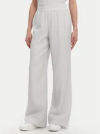Spodnie damskie - Calvin Klein Spodnie materiałowe K20K208173 Błękitny Regular Fit - miniaturka - grafika 1