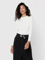 Bluzki damskie - ONLY Bluzka Emma 15180040 Biały Slim Fit - miniaturka - grafika 1