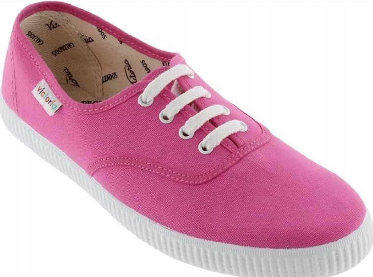 Victoria Trampki Damskie Różowe Wiązane 40 Ż3q