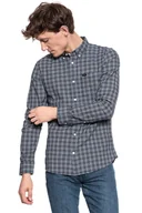 Koszule męskie - Koszula Lee Refined Button Down Midnight Navy L882Oqma-S - miniaturka - grafika 1