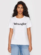 Koszulki i topy damskie - Wrangler T-Shirt W7N4GH989 Biały Regular Fit - miniaturka - grafika 1