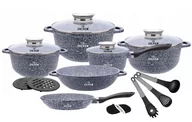 Zestawy garnków i patelni - ZILNER ZILNER ZESTAW GARNKÓW MARMUROWYCH 17 ELE ZILNER ZL-7060 - miniaturka - grafika 1