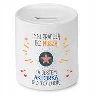 Skarbonki - DLA AKTORA AKTORKI SKARBONKA NA PREZENT z Nadrukiem ze Zdjęciem - miniaturka - grafika 1