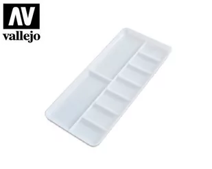 Vallejo HS121 Plastic Palette 18×8,5cm - paleta do mieszania farb - Akcesoria i części modelarskie - miniaturka - grafika 1