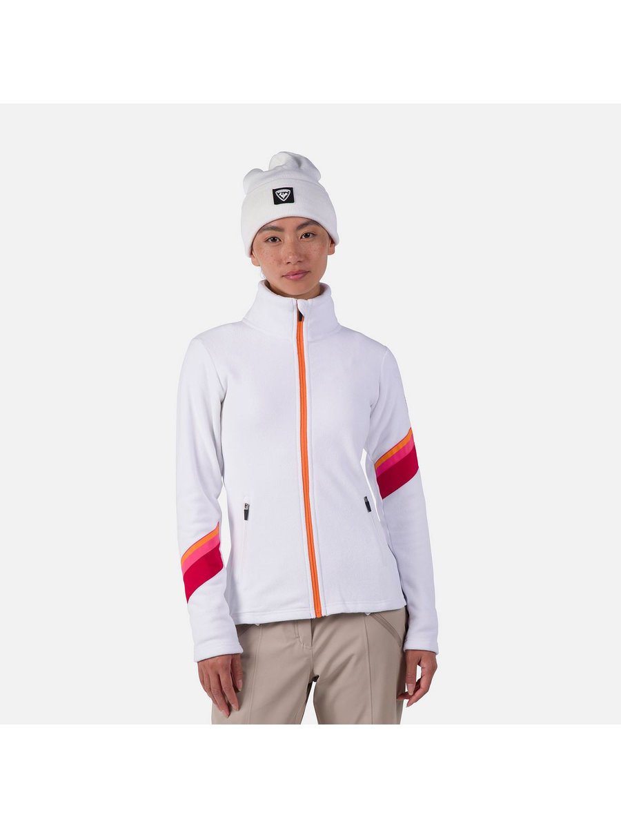 Bluza damska Rossignol W Strawpile Fleece Fz biały M