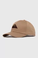 Czapki męskie - Quiksilver czapka z daszkiem kolor beżowy gładka - miniaturka - grafika 1