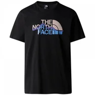 Koszulki sportowe męskie - Koszulka męska The North Face M S/S Mountain Line Tee Rozmiar: XL / Kolor: czarny - miniaturka - grafika 1