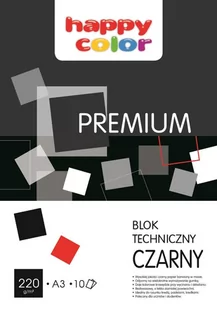 GDD Blok techniczny PREMIUM czarny A3 10 ark uszy 10 sztuk - Szkolne artykuły papiernicze - miniaturka - grafika 2
