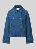 Kurtki damskie - Kurtka jeansowa o kroju regular fit z czystej bawełny model ‘APRIL’ - miniaturka - grafika 1