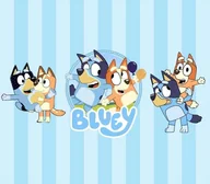 Puzzle - PUZZLE BLUEY BLU PIESEK A3 252 el z Nadrukiem + IMIĘ #26 - miniaturka - grafika 1