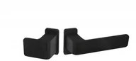 Klamki - Gałko-klamka Wala na krótkim szyldzie H6S36P/G5S50/SK3S34G6 (rękojeść 36 mm, szyld 34 mm) czarna anoda, prawa - miniaturka - grafika 1