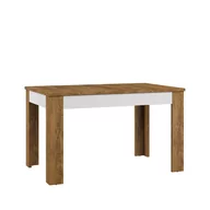Stoły - Stół R HYB-22 Hybrid MebloCross Dąb Artisan / Biały Połysk - miniaturka - grafika 1