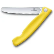 Noże kuchenne - Victorinox Nóż kuchenny Yellow - składany z zaokrąglonym czubkiem (6.7836.F8B) 6.7836.F8B - miniaturka - grafika 1